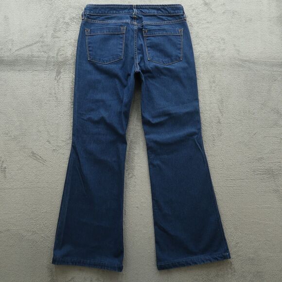 J. Crew Jeans Women's Size 30 Blue Mid-Rise High-Heel Flare Denim 31" Inseam - Picture 13 of 16